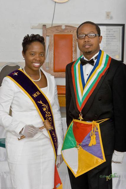 WM Kyra Caldwell and WP Bertram Thomas
